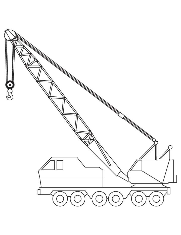720x936 Crane Coloring Pages 2 Kids
