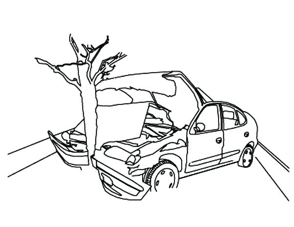 600x463 Colouring Pages Of Car Crash