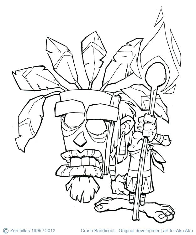 625x750 Best Of Crash Bandicoot Coloring Pages And Crash 86 Crash