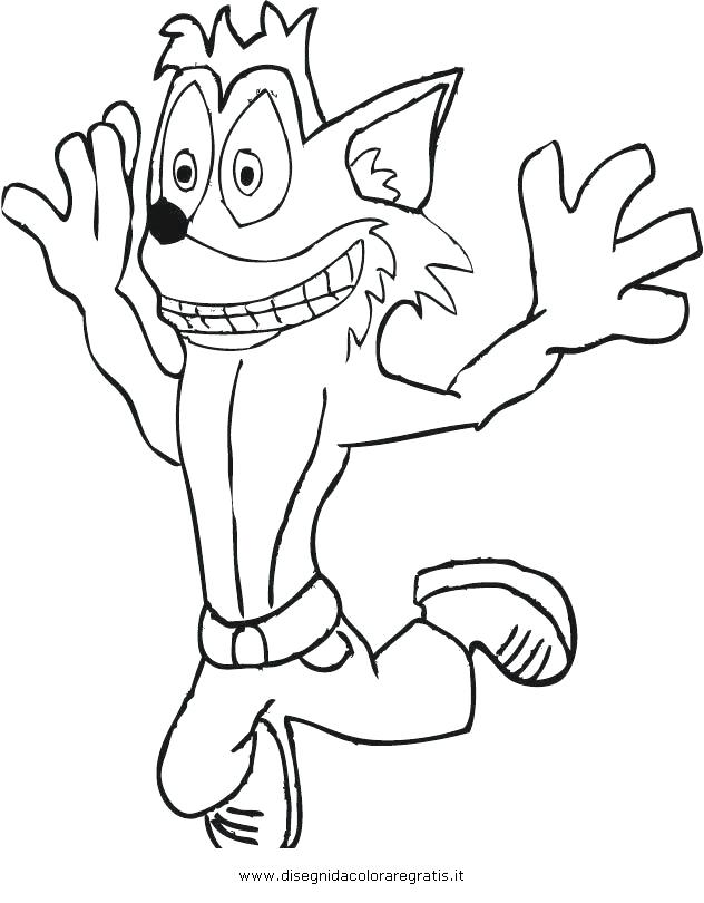 632x810 Luxury Crash Bandicoot Coloring Pages Or Crash Coloring Pages 91