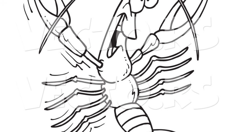 960x544 Coloring Pages For Kids Crayfish Toddler Realistic Crawfish Page