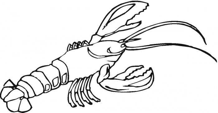 Crayfish Coloring Page