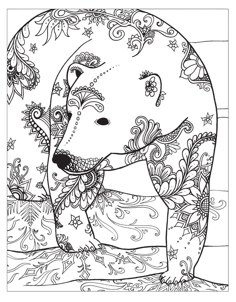 800x1024 Winter Coloring Pages Adults Winter Coloring Pages And Winter