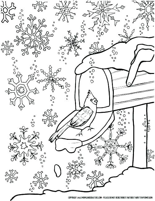 500x647 Winter Coloring Pages Free Winter Wonderland Coloring Pages Winter