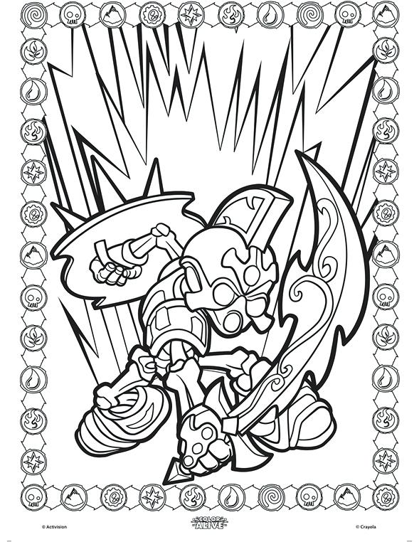 589x762 Color Alive Coloring Book Plus Color Alive Chop Coloring Page