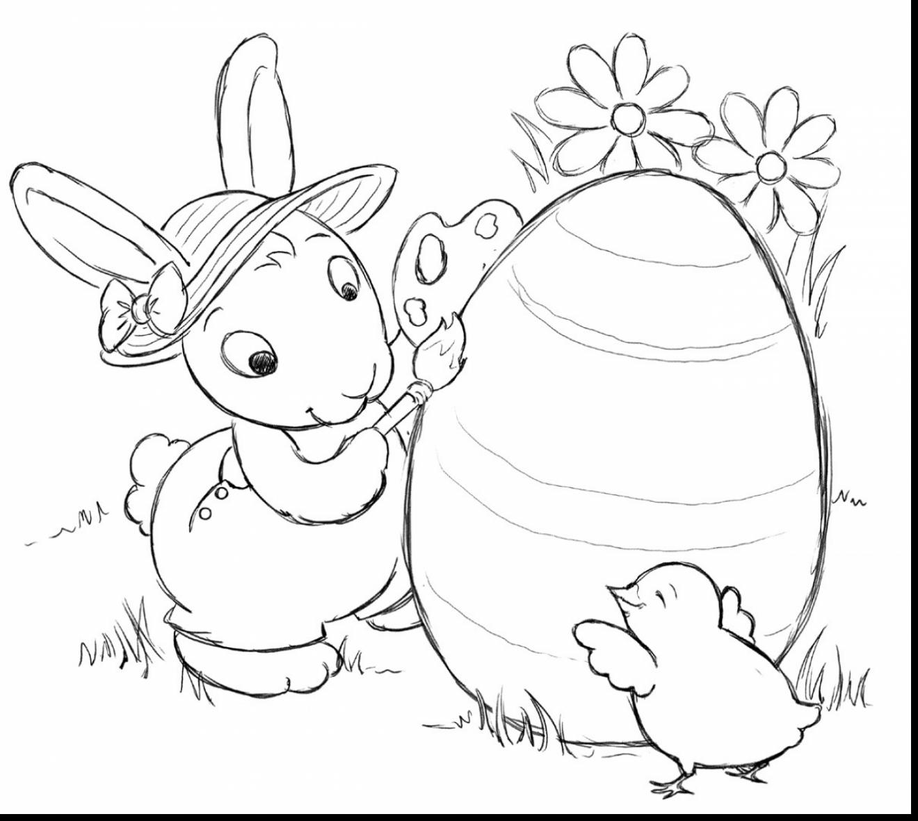 1320x1181 Free Easter Coloring Pages To Print