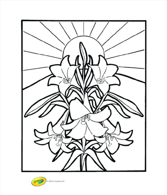 585x684 Easter Coloring Book