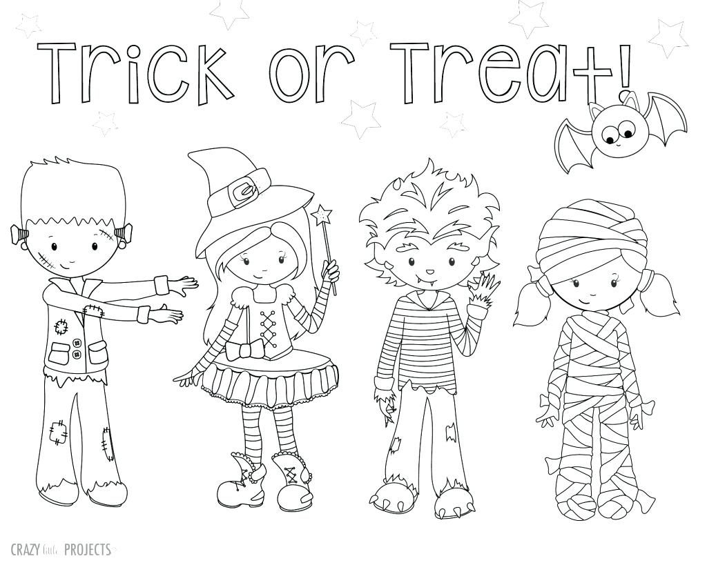1024x819 Coloring Page ~ Halloween Coloring Pages Printables Cute Free