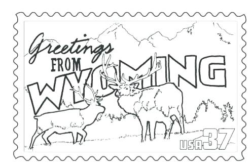 497x332 State Coloring Pages State Coloring Pages Stamp Coloring Page