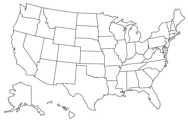 650x420 Us Map Coloring Page Crayola State Coloring Pages United States Us