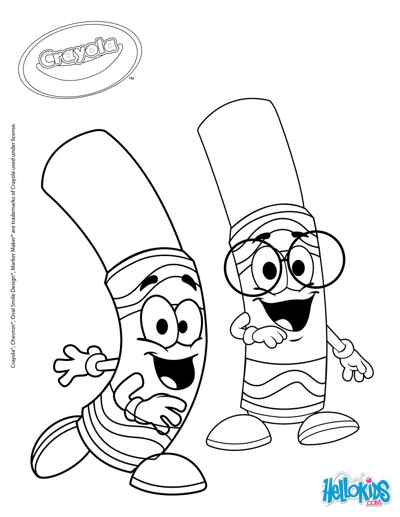 820x1060 Crayola Crayon Coloring Pages 14837 Scott Fay Crayola Coloring