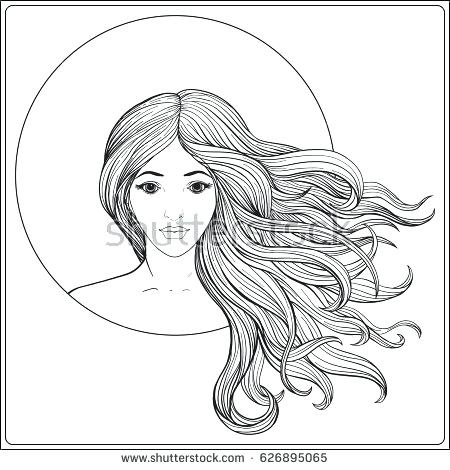 450x470 Hair Coloring Pages Crazy Hair Coloring Sheets Pages Pretty How Do