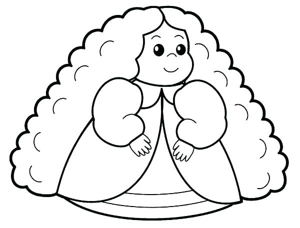600x457 Bow Coloring Page Bow Coloring Page Hair Coloring Page People