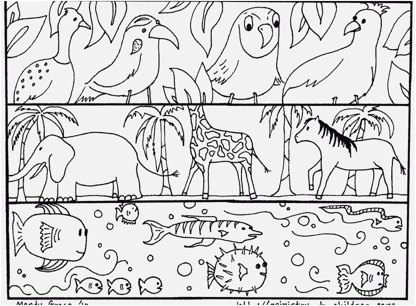 827x609 Creation Coloring Pages Pictures Creation Coloring Pages God Made