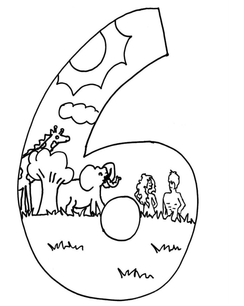 817x1024 7 Days Of Creation Coloring Pages The First Day Google Search Kids