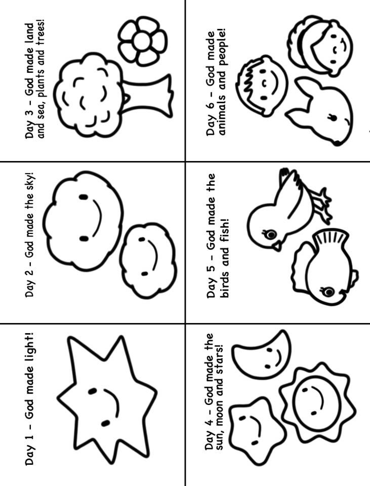 731x960 Days Of Creation For Kids Coloring Pages Image Galleries