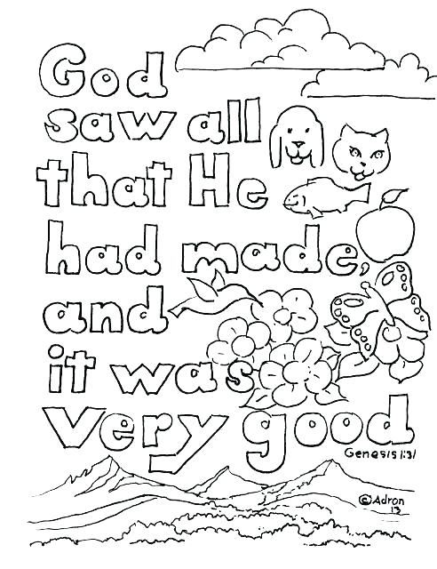 492x640 Creation Coloring Pages Creation Coloring Pages Genesis 1 Verse 1