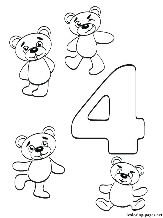 560x750 Number 5 Coloring Page Coloring Number Pages Color By Number