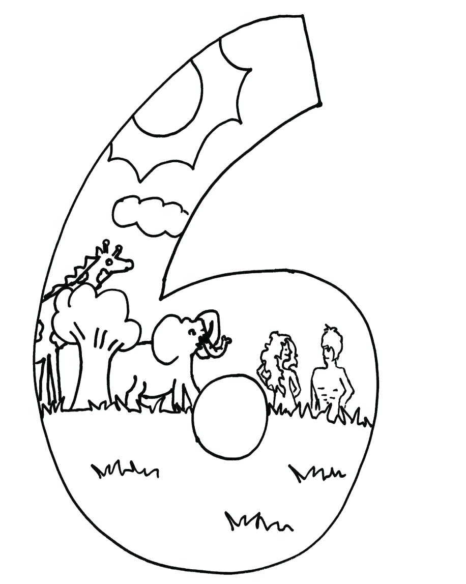 916x1148 Coloring Page ~ Coloring Pages With Numbers 7 Days Of Creation