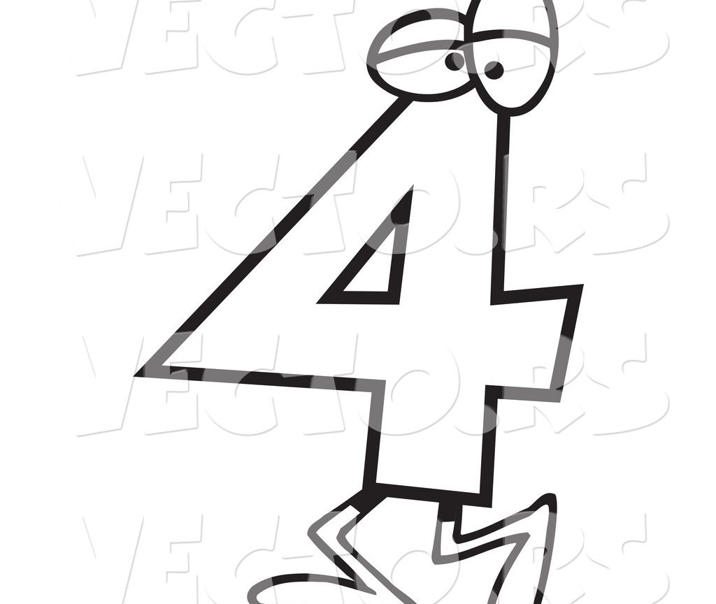 1024x864 Best Photos Of Simple Coloring Pages Number 4 Free For Kids 3 4