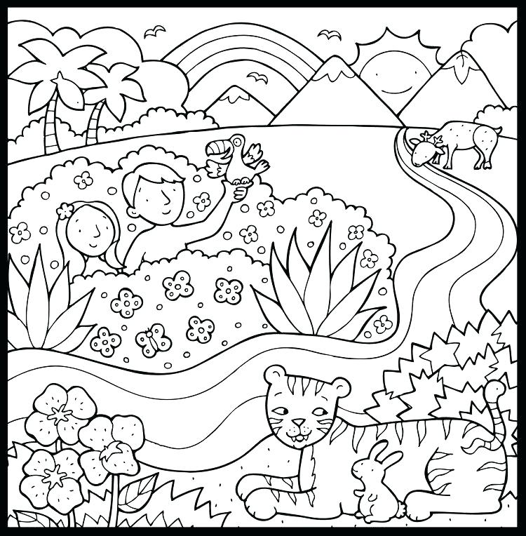 750x764 Days Creation Printables Creation Coloring Pages Days