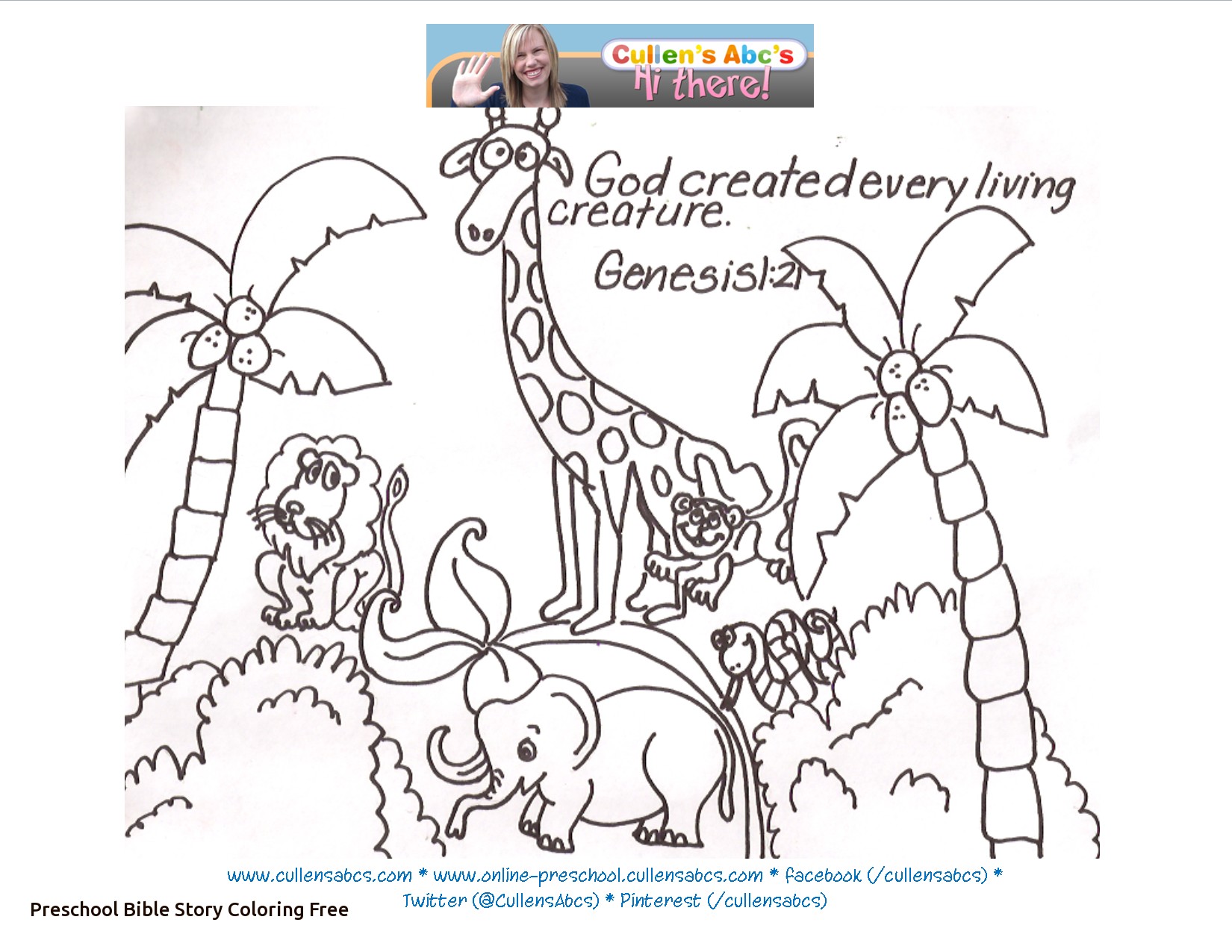 1650x1275 Bible Story Coloring Pages Creation Home With Preschool Free