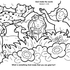 268x268 Coloring Pages Bible Creation Story Archives