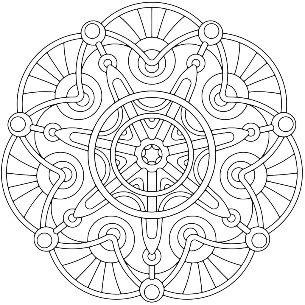 1024x1024 3 Creative Coloring Pages For Adults
