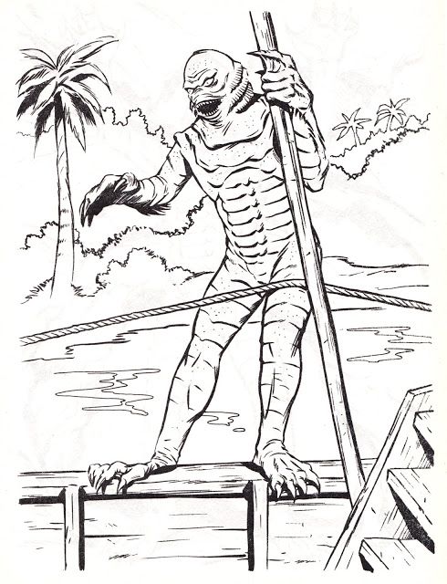 490x640 Universal Studios Monsters Big Coloring Book Creature