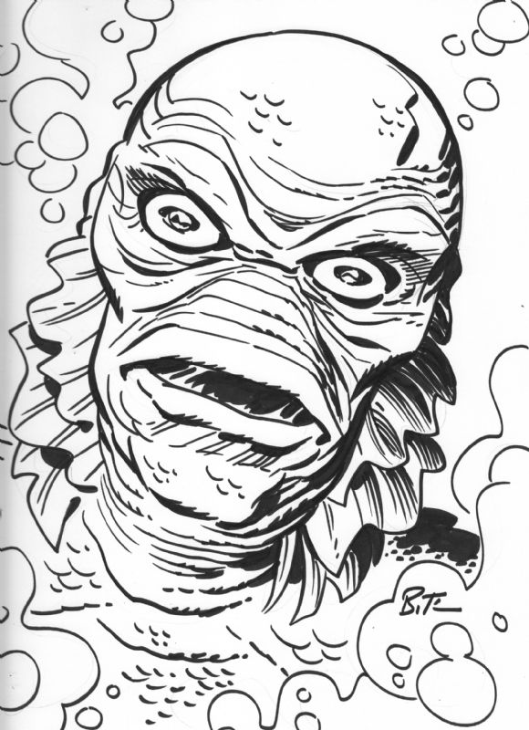 580x800 Creature Black Lagoon Timm, In Sean Andress's Universal Monsters