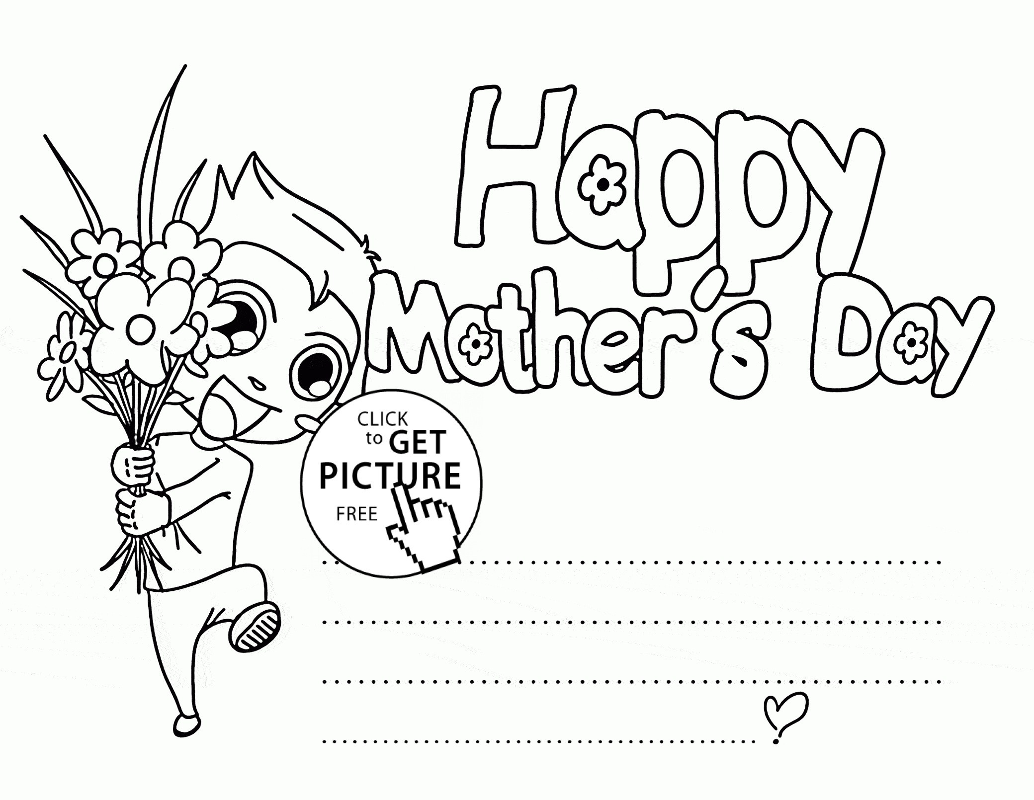2080x1610 Refrence Happy Mother's Day Card Coloring Pages New Happy Mothers