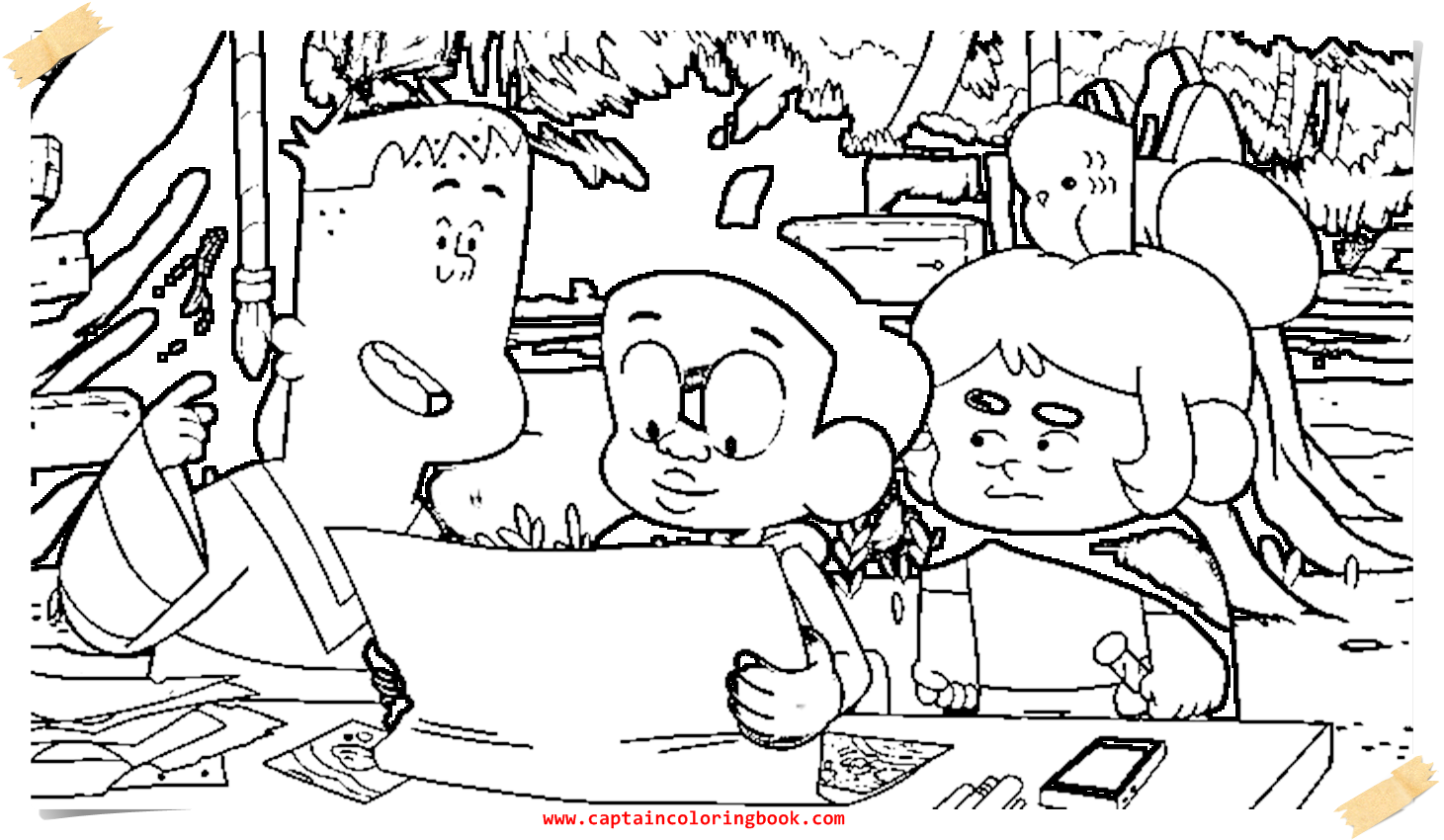 1461x850 Craig Of The Creek Coloring Page Printable