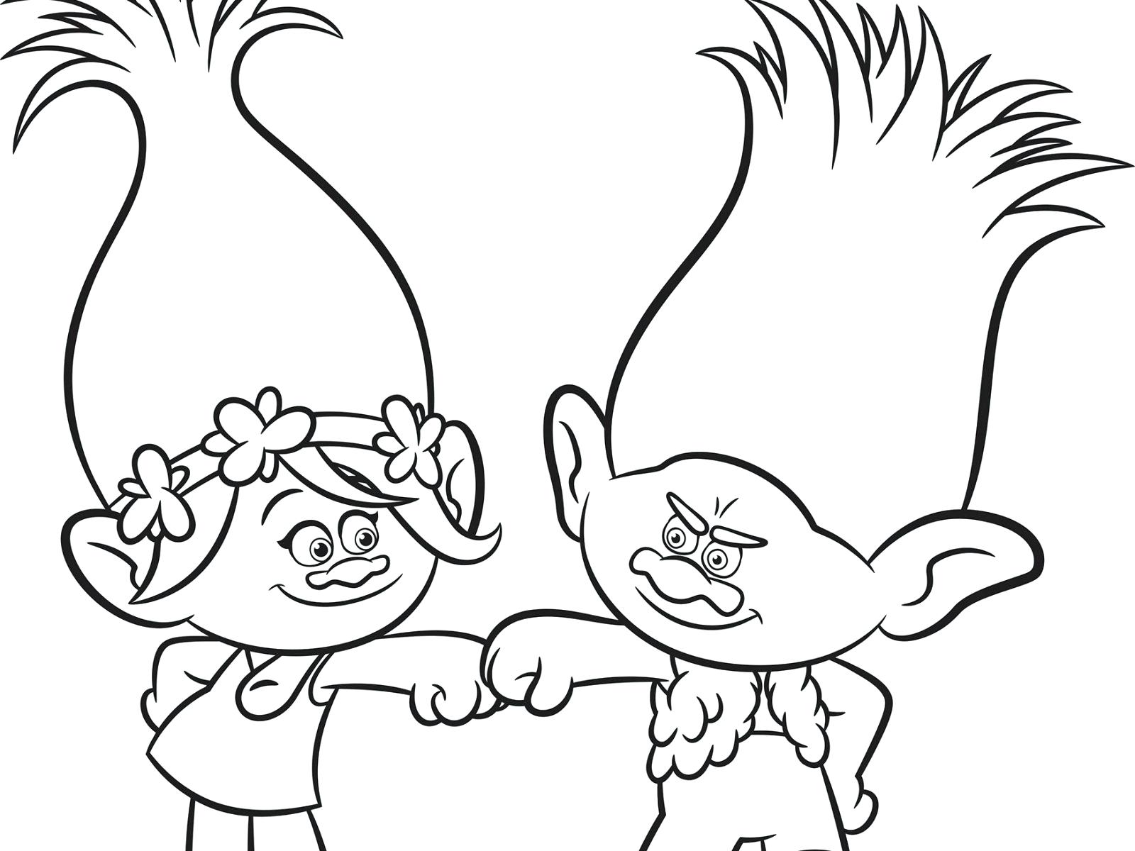 1600x1200 Trolls Coloring Pages Guy Diamond Movie Free Printable Creek