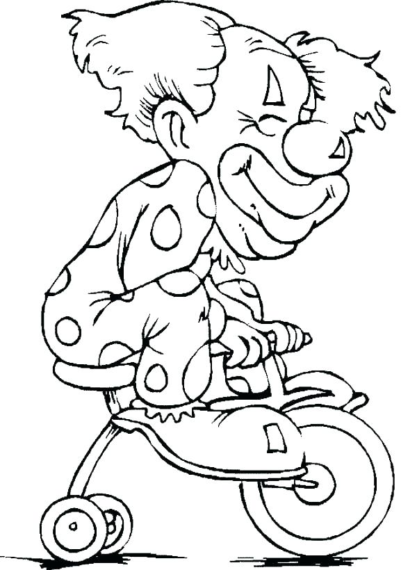 600x820 Scary Clown Coloring Pages Scary Clown Coloring Pages Collection