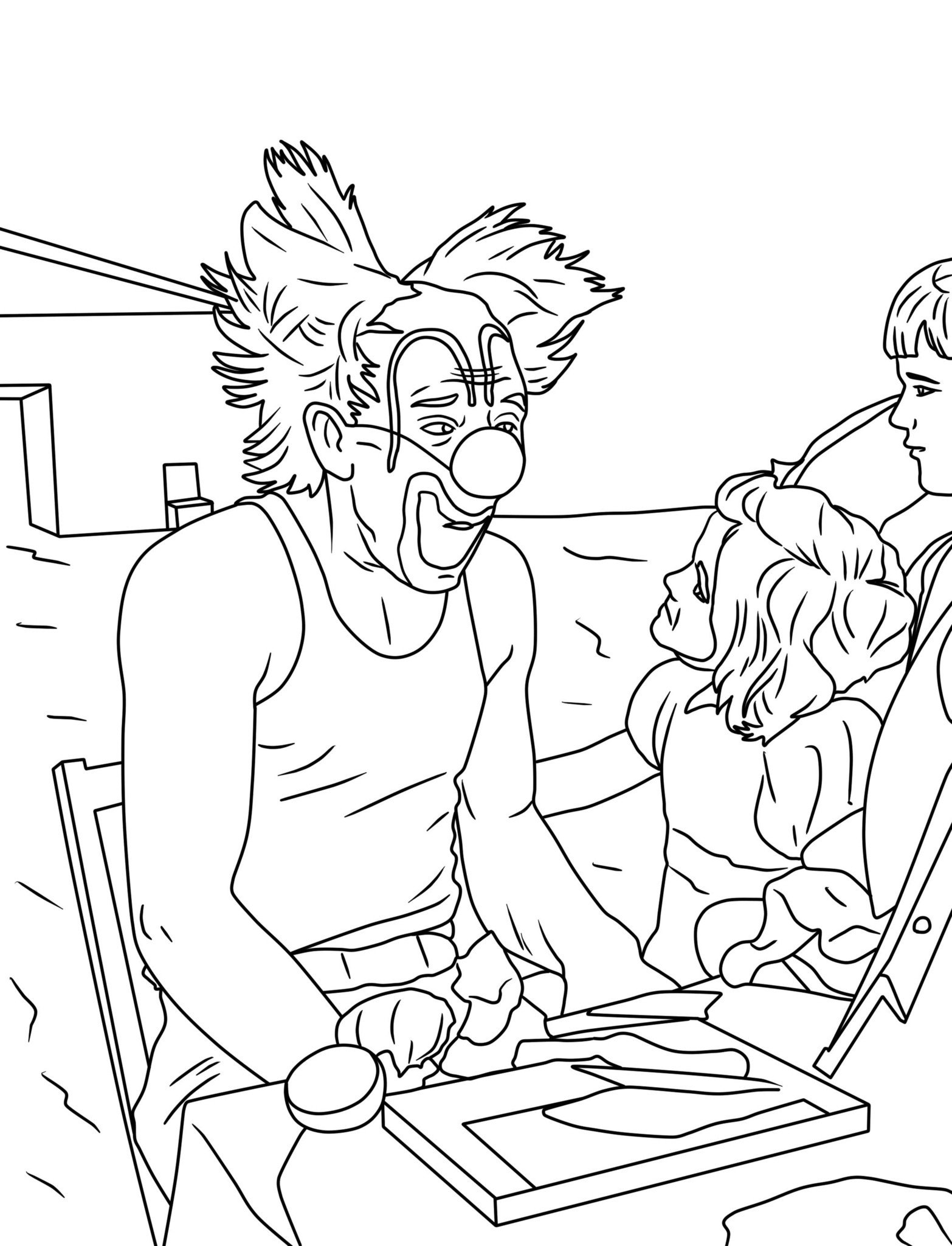 1566x2048 Creepy Coloring Pages