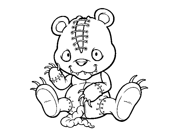 600x470 Scary Coloring Pages