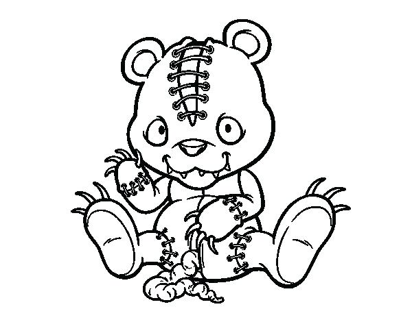600x470 Creepy Coloring Pages. Scary Coloring Pages Scary