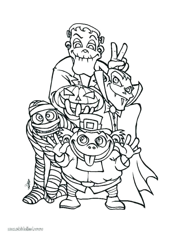 738x954 Creepy Coloring Pages Scary Pictures To Color Scary Coloring