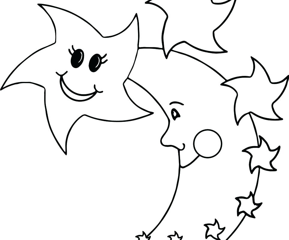 963x800 Crescent Moon Coloring Page Crescent Moon Colouring Page Crescent
