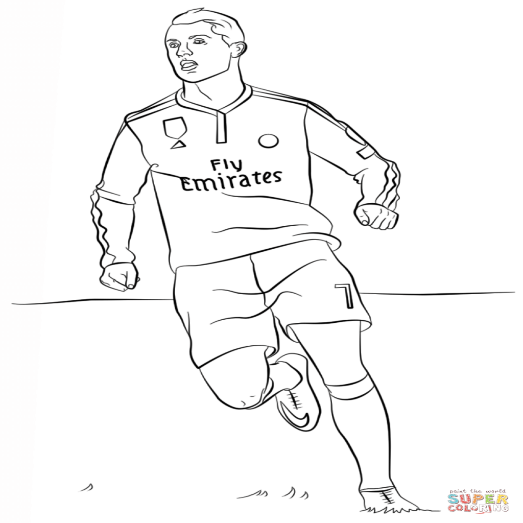 1024x1024 Cristiano Ronaldo Coloring Pages Aryan Colorear.website