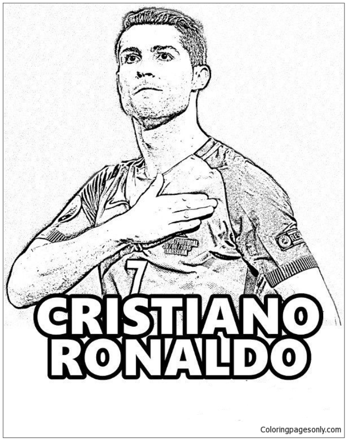 700x889 Cristiano Ronaldo Image 10 Coloring Page