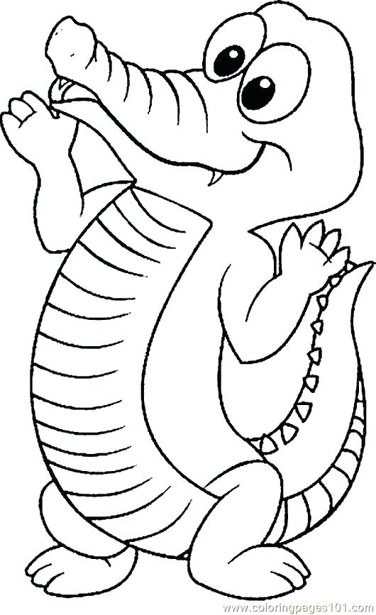 530x867 Crocodile Coloring Pages Crocodile Coloring Pages 4 Innovative
