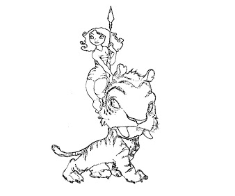 338x282 8 The Croods Coloring Page