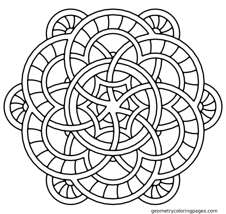 736x696 Mandala Circles Coloring Pages Free Coloring Crop Circles Coloring