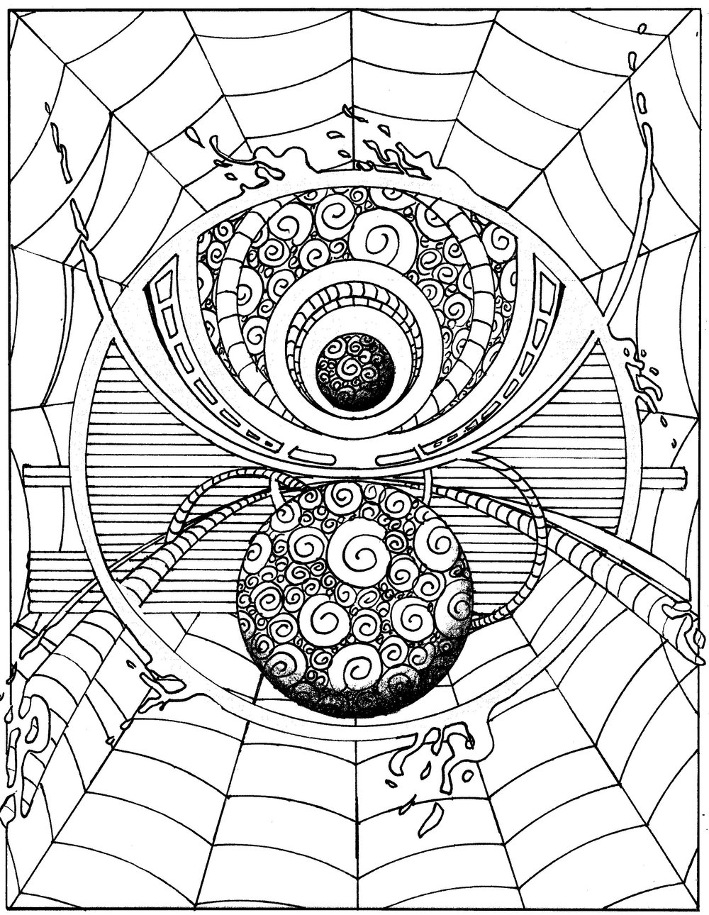 1000x1290 Adult Coloring Pages Fine Art By Todd Holm