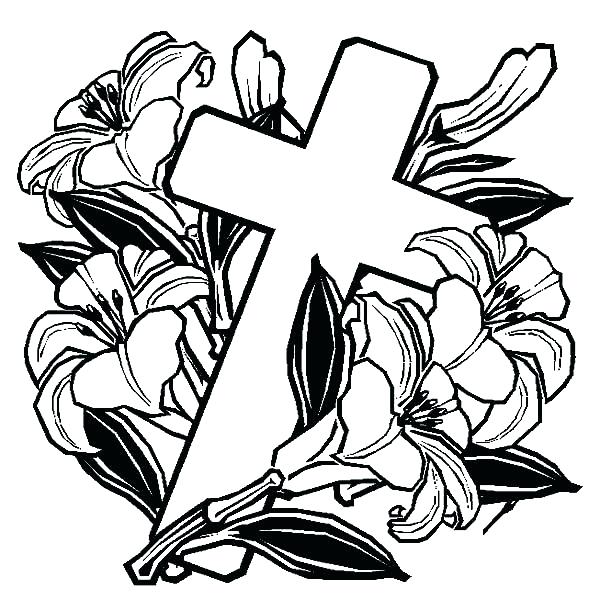 600x600 Cross Coloring Sheets Cross Color Pages Cross Coloring Page Cross