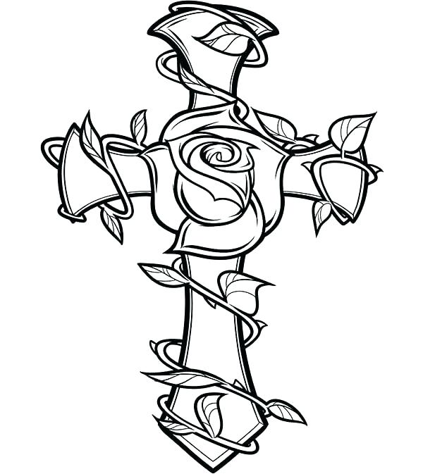 600x673 Coloring Pages Rose Coloring Pages Roses And Hearts Rose Color