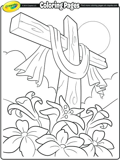420x560 Jesus On The Cross Coloring Page Coloring Pages Of Crosses Also