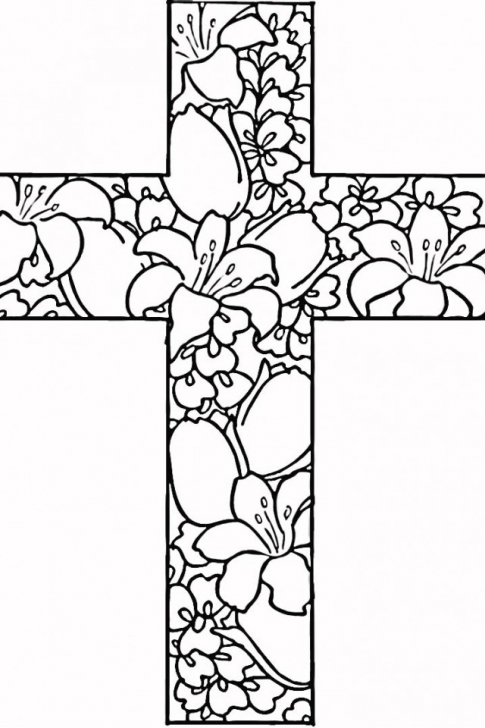 485x728 Printable 29 Cross Coloring Pages 688 Cross Coloring Page