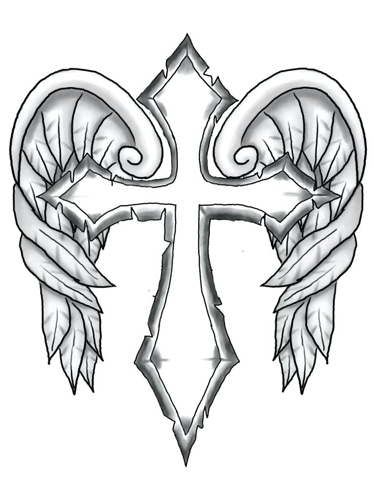 736x976 Free Printable Cross Coloring Pages